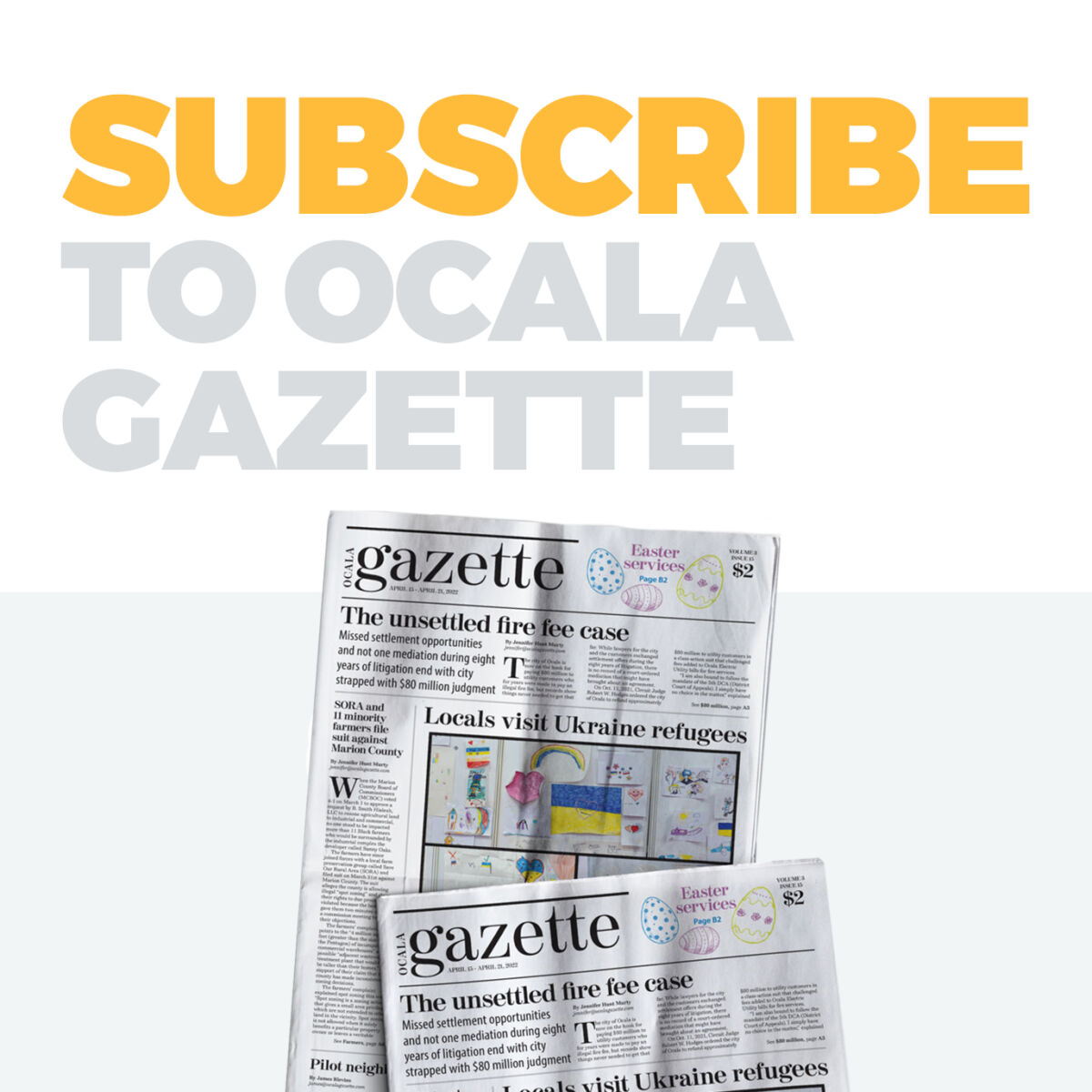 Subscribe to Ocala Gazette