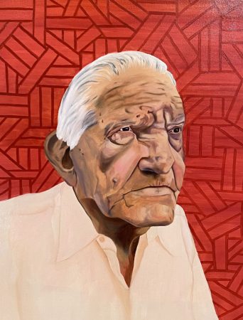 “Abuelo”
“It is an oil-on-canvas painting of my grandpa. He was a huge inspiration to me while I was growing up,” Gonzalez said.